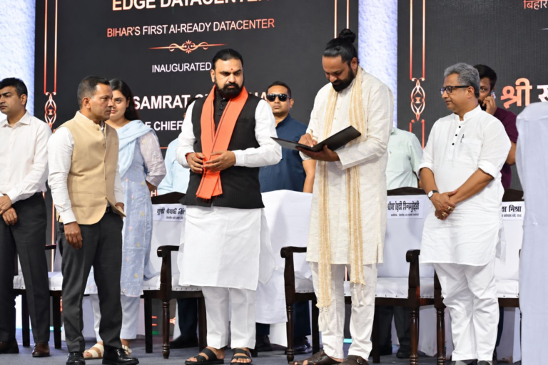 Guests at the CtrlS Patna data-centre inauguration ceremony